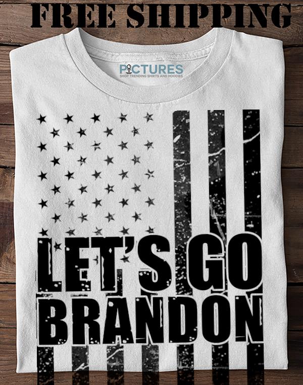 Let's Go Brandon American Flag Vintage Sweater