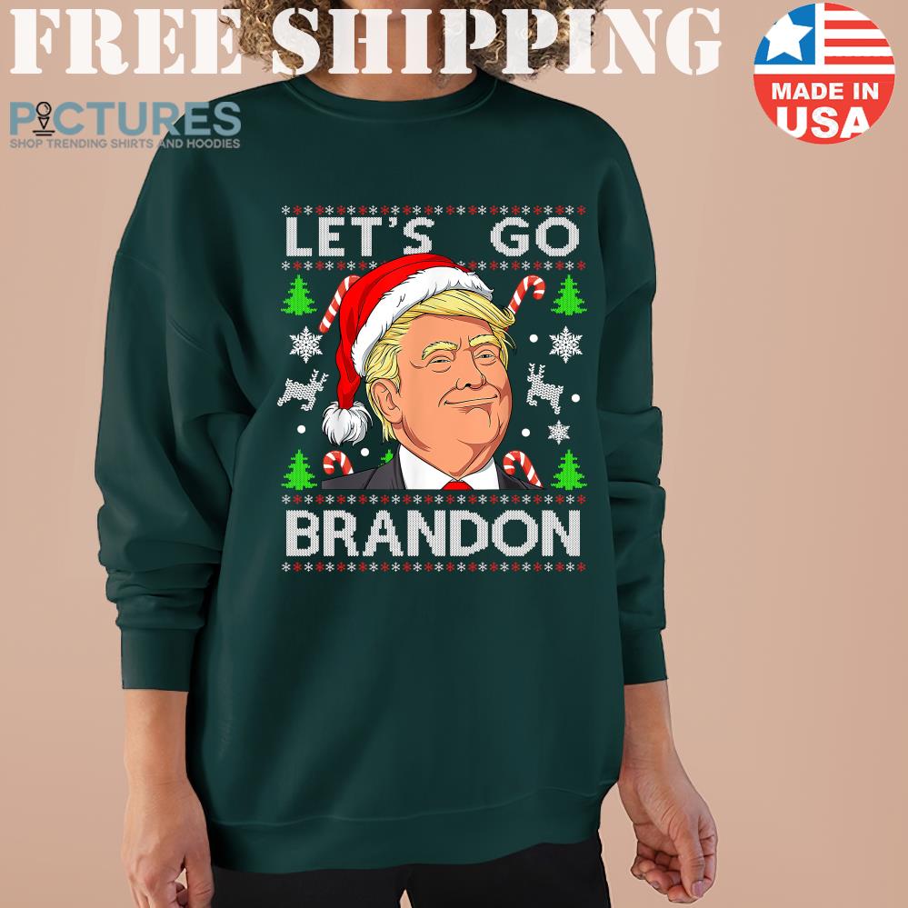 Let's Go Brandon Trump Ugly Christmas Sweater