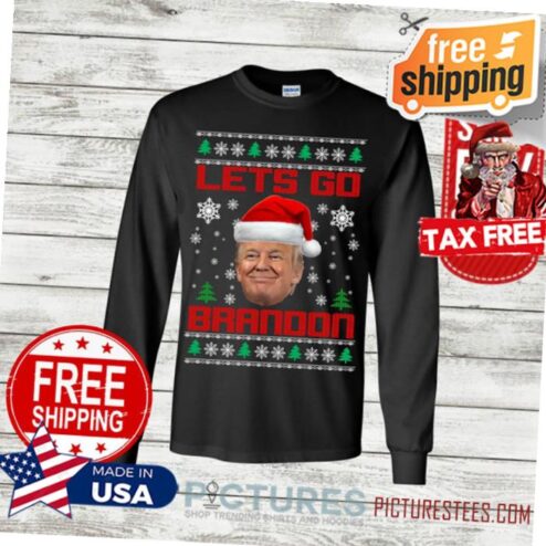 Lets Go Brandon Shirt - Let's Go Brandon Ugly Christmas Sweater T-Shirt - Brandon T-Shirt - Biden Shirt - Brandon TShirt - Gift for Him