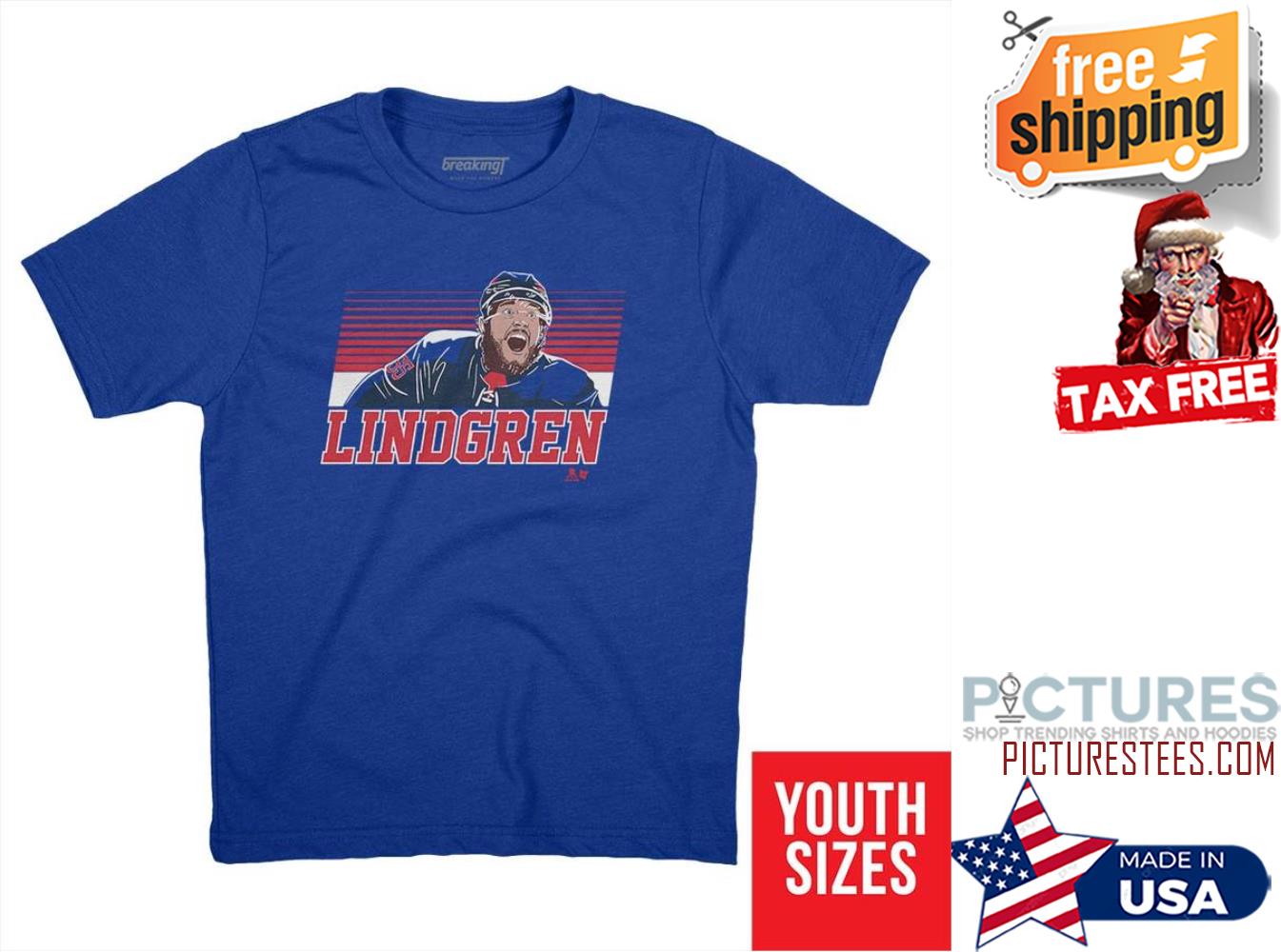LINDGREN Ryan Lindgren in New York Sweatshirt