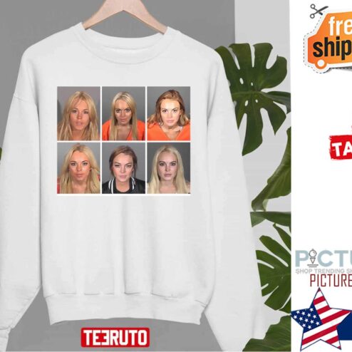 Lindsay Lohan Mugshots Sweater