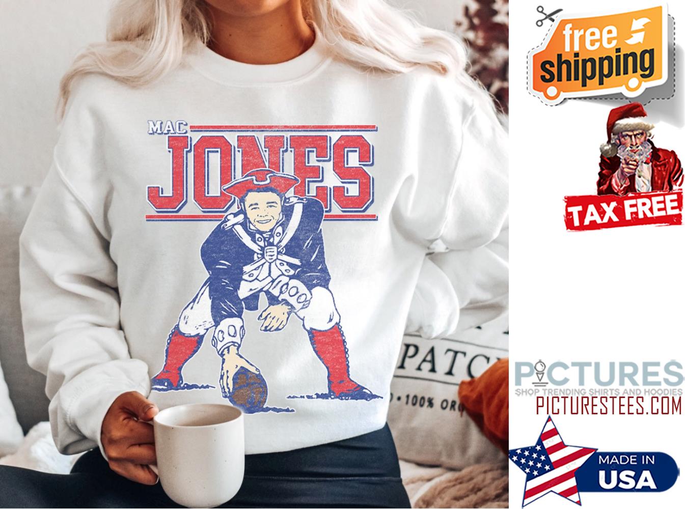 Mac Jones New England Patriot Sweatshirt