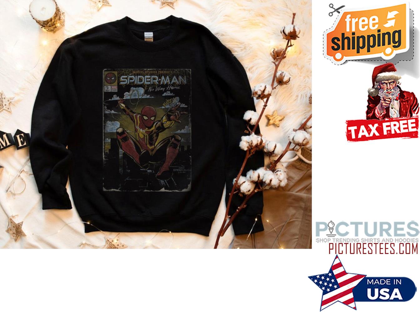 Marvel Spider Man No Way Home Comic Cover Sweater