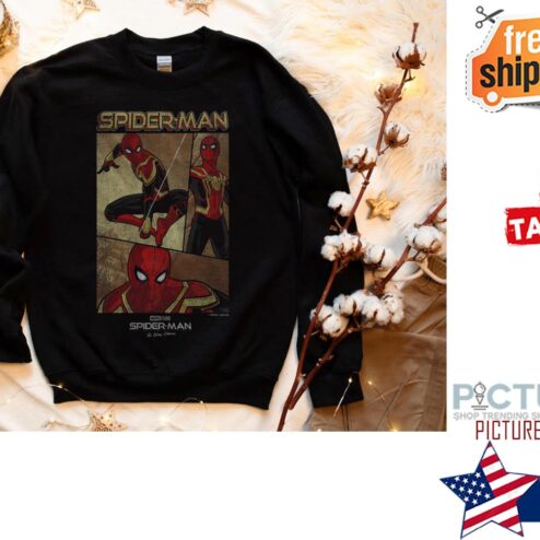 Marvel Spider-Man No Way Home Panel Poster Sweater