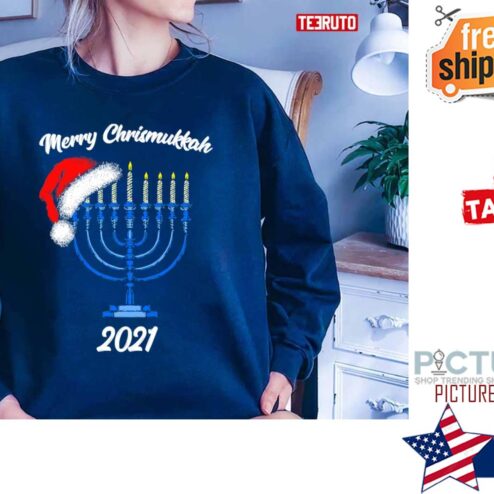 Merry Chrismukkah Happy Hanukkah 2021 Sweater