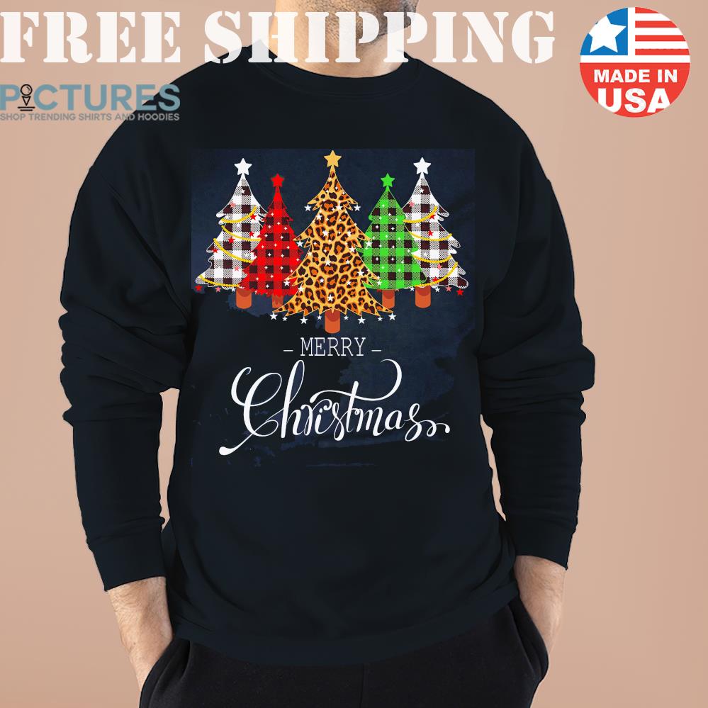 Merry Leopard Xmas For Women Sweater, Sweatshirt, Hoodie