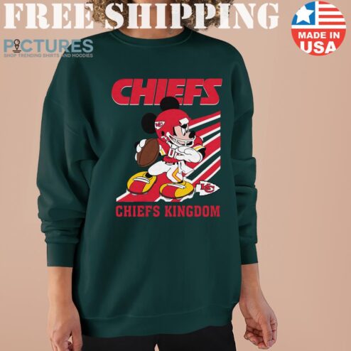 Mickey Mouse Kansas City Chiefs American Football Team Sweater