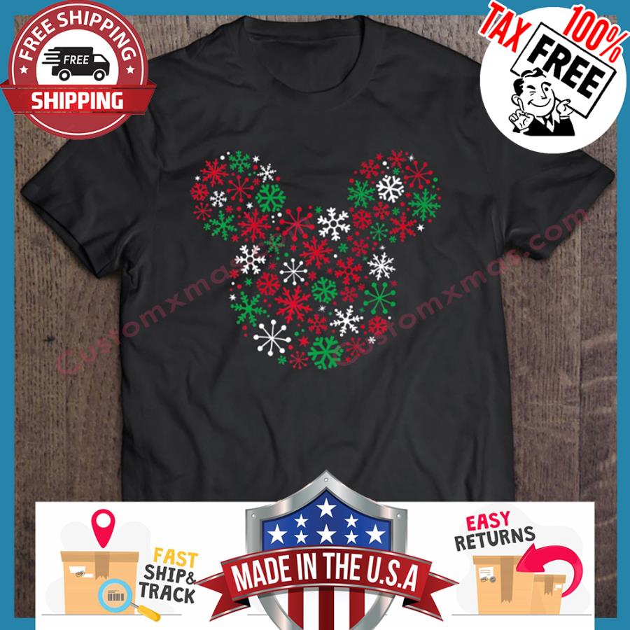 Mickey Mouse Snowflakes Christmas sweater