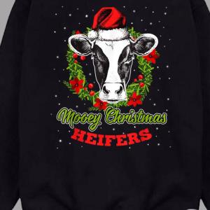 FREE shipping Mooey Christmas Cow Sweater, Unisex tee, hoodie