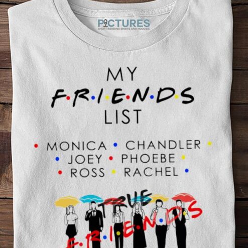 Mu True Friend List Crewneck Shirt