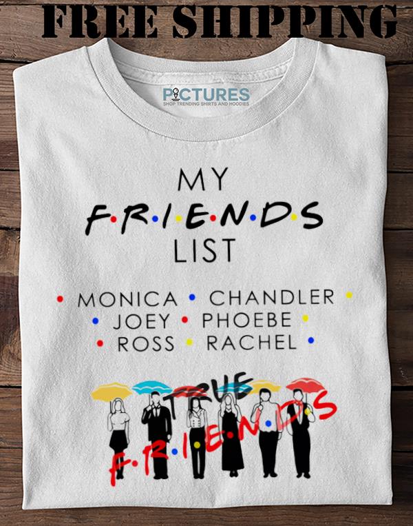 Mu True Friend List Crewneck Shirt