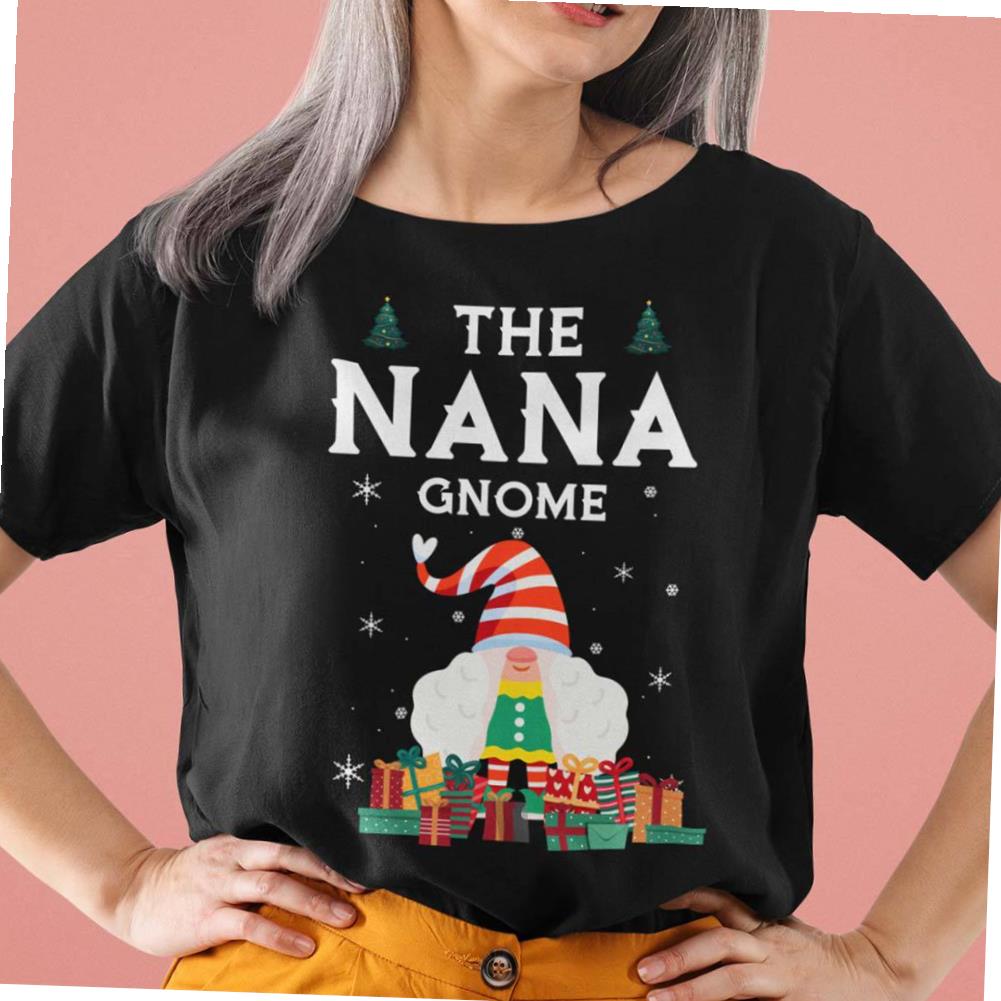 Nana Gnome X-mas T-shirt The Nana Gnome Xmas Tree T-shirt