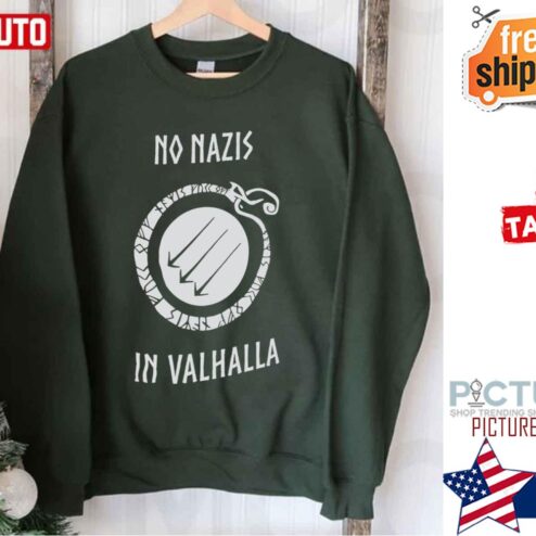 No Nazis In Valhalla Anti-Racist Rune Shirt