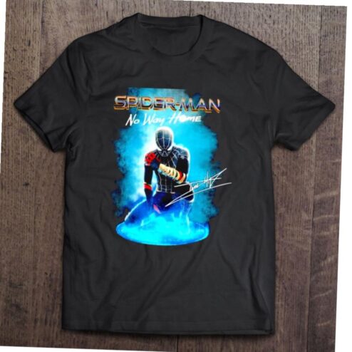 No Way Home Spider Man Signatures T T-shirt