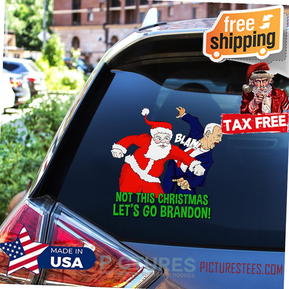 Not This Christmas Let's Go Brandon Santa Claus shirt