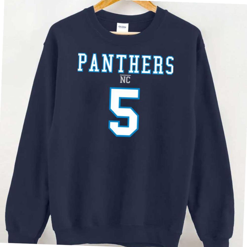 Number 5 Carolina Panthers T-shirt