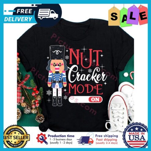 Nutcracker mode on christmas shirt