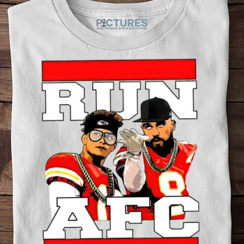 Patrick Mahomes Travis Kelce Run AFC Kansas City Sweater