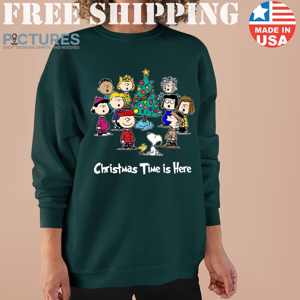 Peanuts Christmas time is here Sweater