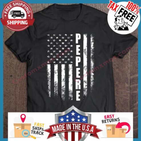 Pepere Gift American Flag Vintage shirt