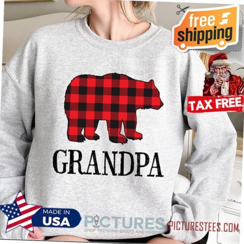 Personalized Grandma Bear Christmas Shirt, Christmas Gift, Bear Family Christmas Shirt, Santa Christmas Shirt, Grandma Christmas