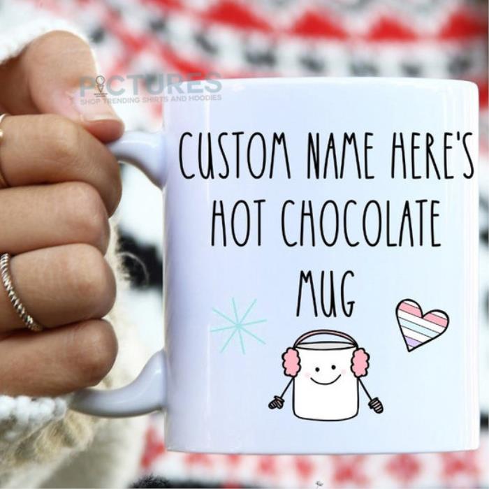 Personalized Coffee Mugs, Our First Xmas Mug, Customized Hot Cold