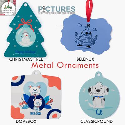 Personalized Pine Trees light christmas 2021 custom name ornament Alumi Personalized Pine Trees light christmas 2021 custom name ornament Alumi