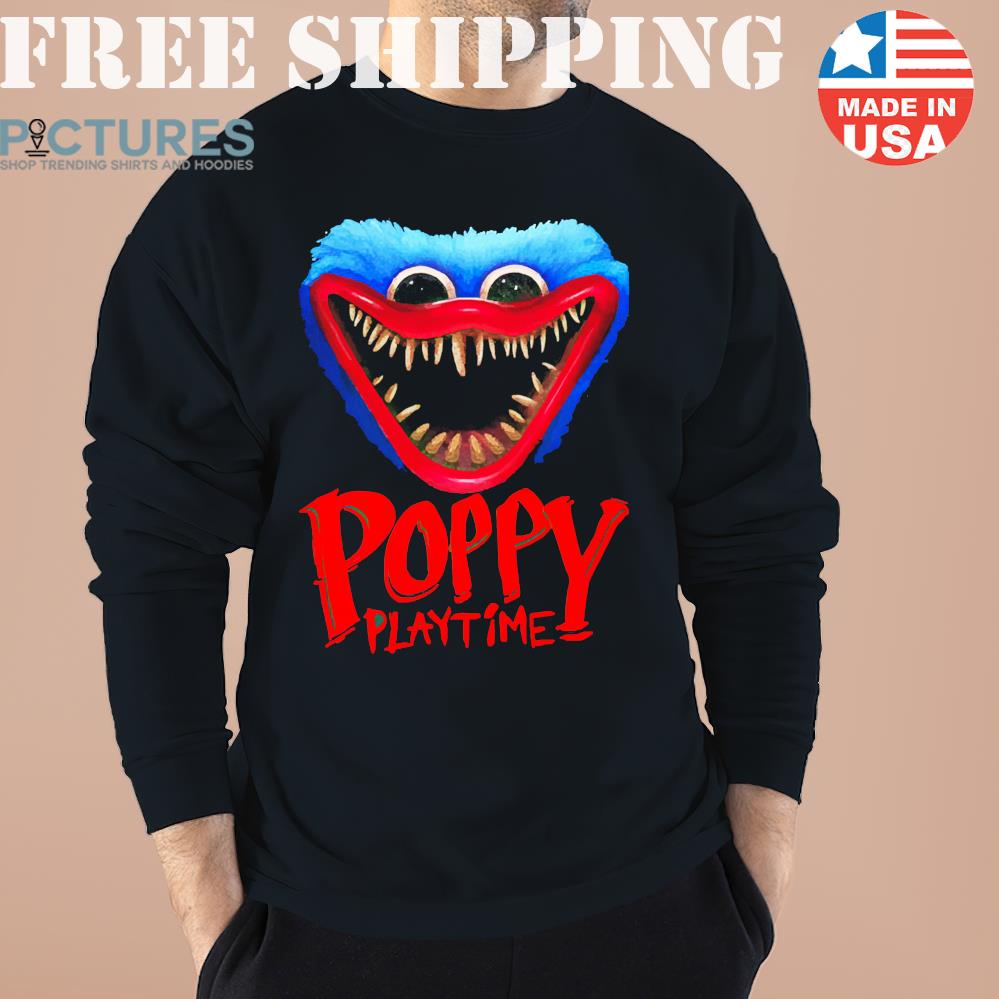 Poppy Playtime characters funny T-shirt, hoodie, sweater, longsleeve and  V-neck T-shirt