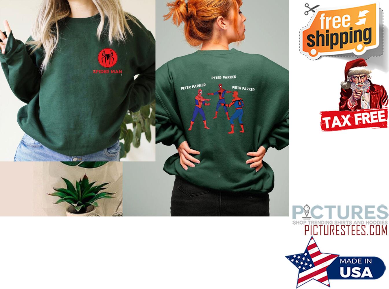 Print 2 Sides Spider Man No Way Home Spoiler Sweatshirt