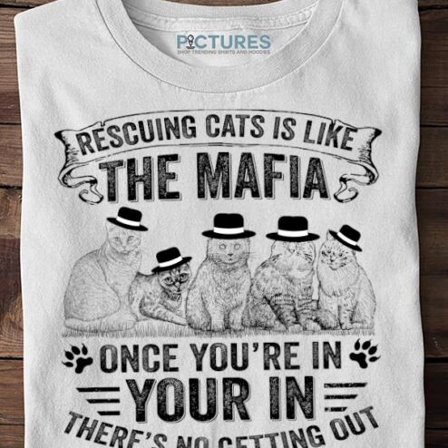 Rescuing cats is like the mafia once youre in your in theres no getting out Sweater