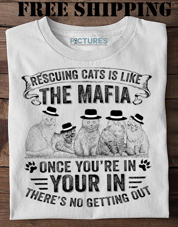 Rescuing cats is like the mafia once youre in your in theres no getting out Sweater