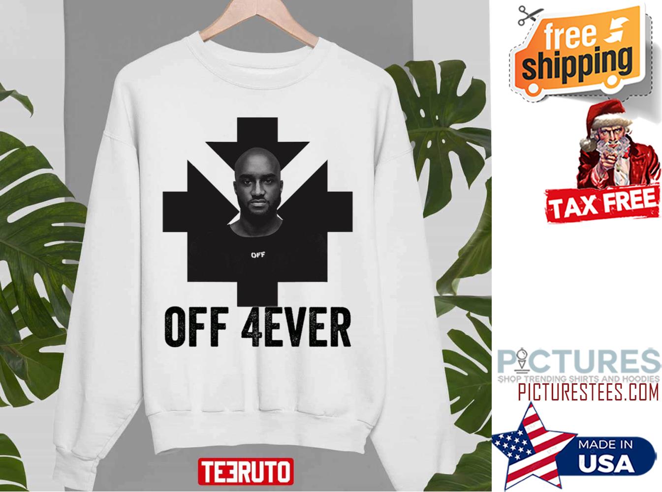 FREE shipping Rip Virgil Abloh Off 4Ever Shirt, Unisex tee, hoodie