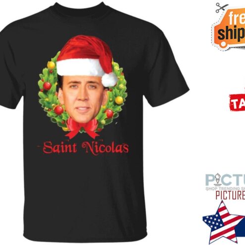 Saint Nicolas Cage Christmas Shirt