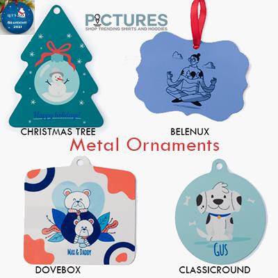 Santa Claus Lets go brandon 2021 christmas ornament Alumi Santa Claus Lets go brandon 2021 christmas ornament Alumi