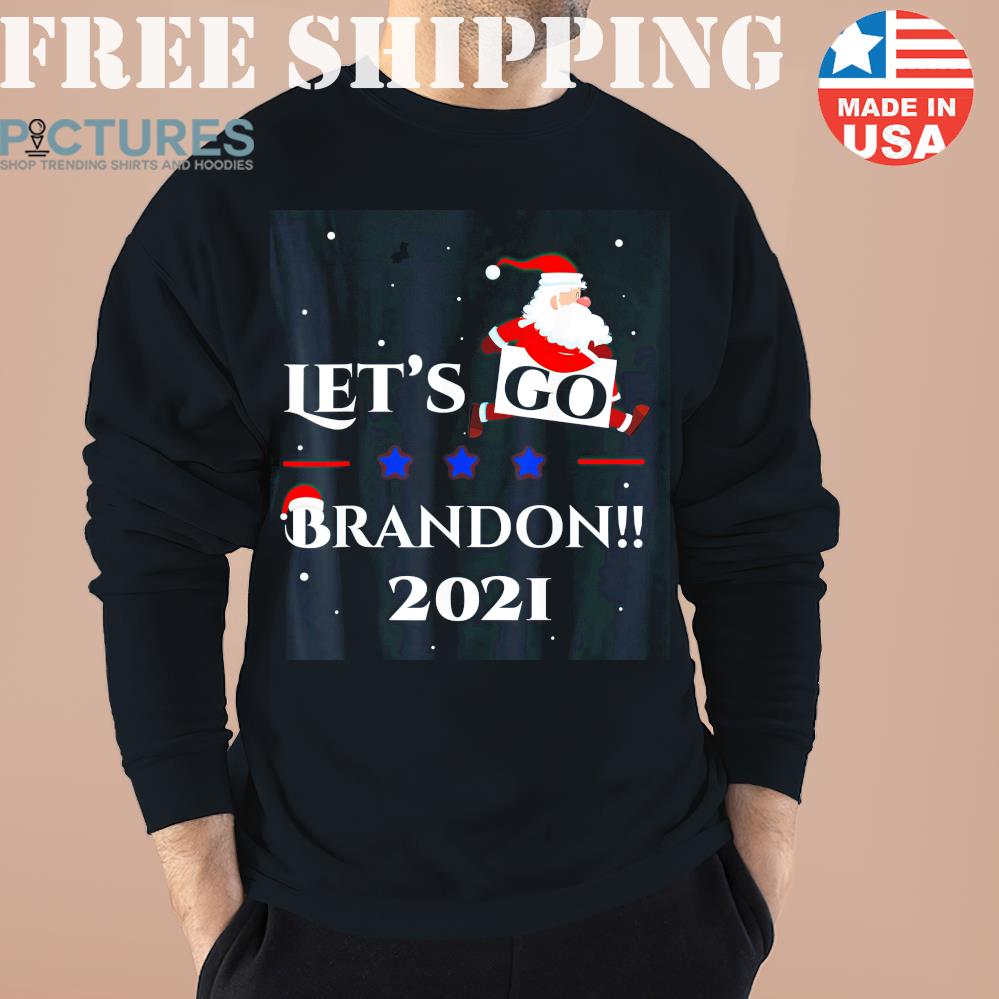 Santa Run Let's go Branson Brandon Conservative Anti Liberal Sweater, Sweatshirt, Hoodie