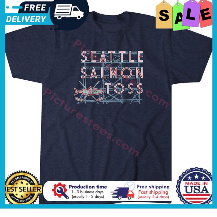 Seattle salmon toss shirt