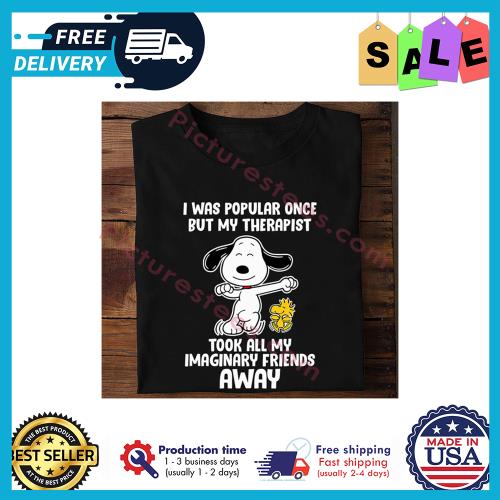 Snoopy and Woodstock I was popular once but my therapist took all my imaginary friends away s unisex, hoodie, sweatshirt Snoopy and Woodstock I was popular once but my therapist took all my imaginary friends away s unisex, hoodie, sweatshirt