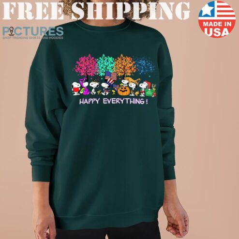 Snoopy holiday happy everything Sweater