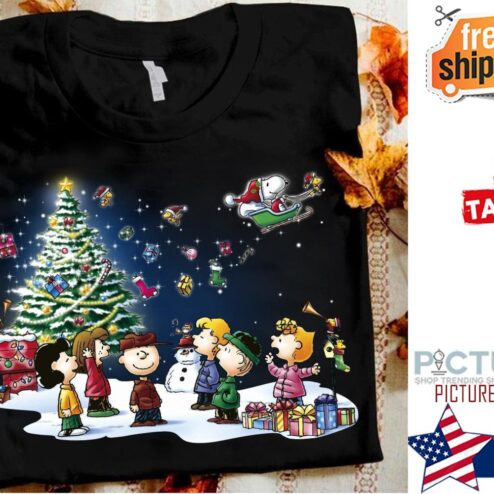 Snoopy Peanuts Christmas Tree Gift shirt shirt