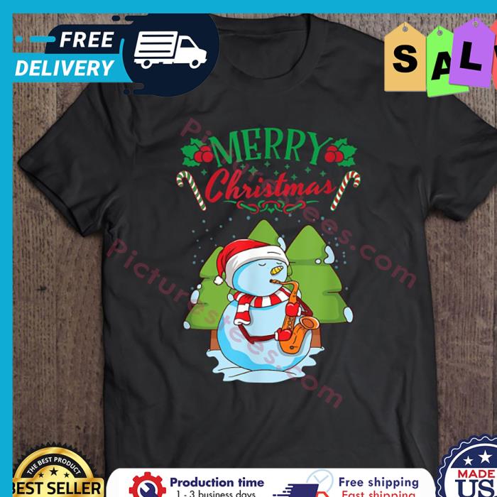 Snowman Merry Christmas Candy shirt