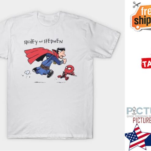 Spider-man and Doctor Stange No Way Home Calvin And Hobbes Shirt