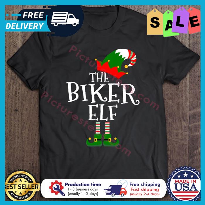 The Biker Elf Christmas shirt