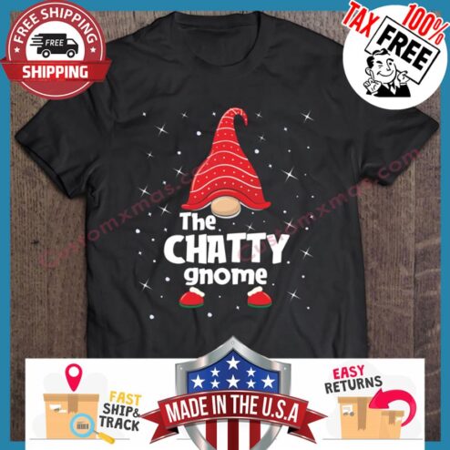 The Chatty Gnome Christmas shirt