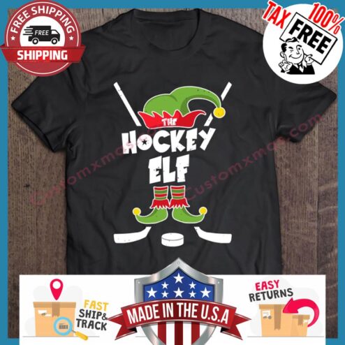 The Hockey Elf Christmas shirt