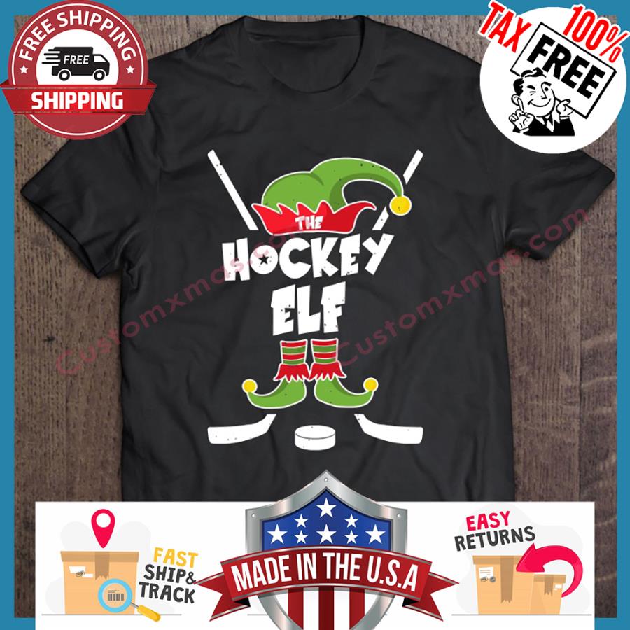 The Hockey Elf Christmas shirt