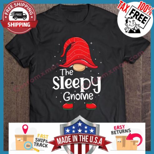 The Sleepy Gnome Christmas shirt