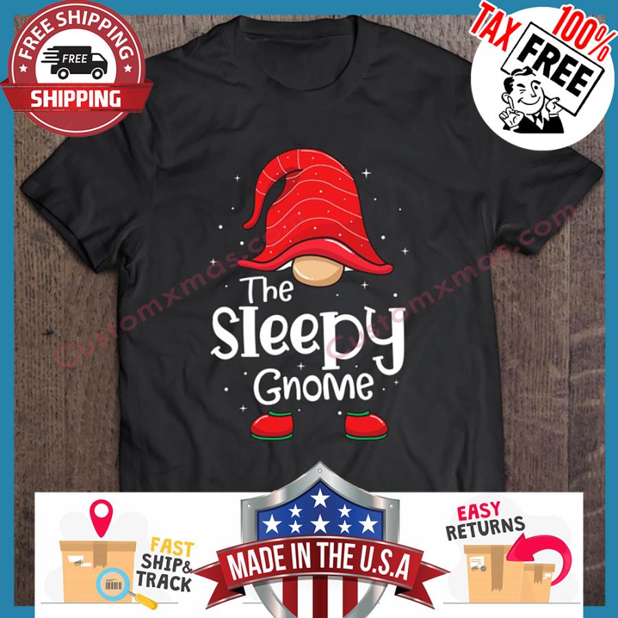 The Sleepy Gnome Christmas shirt