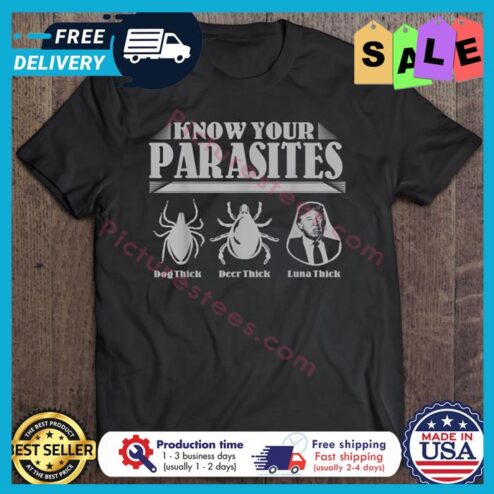Trump know your parasites dog thick beer thick luna thich shirt