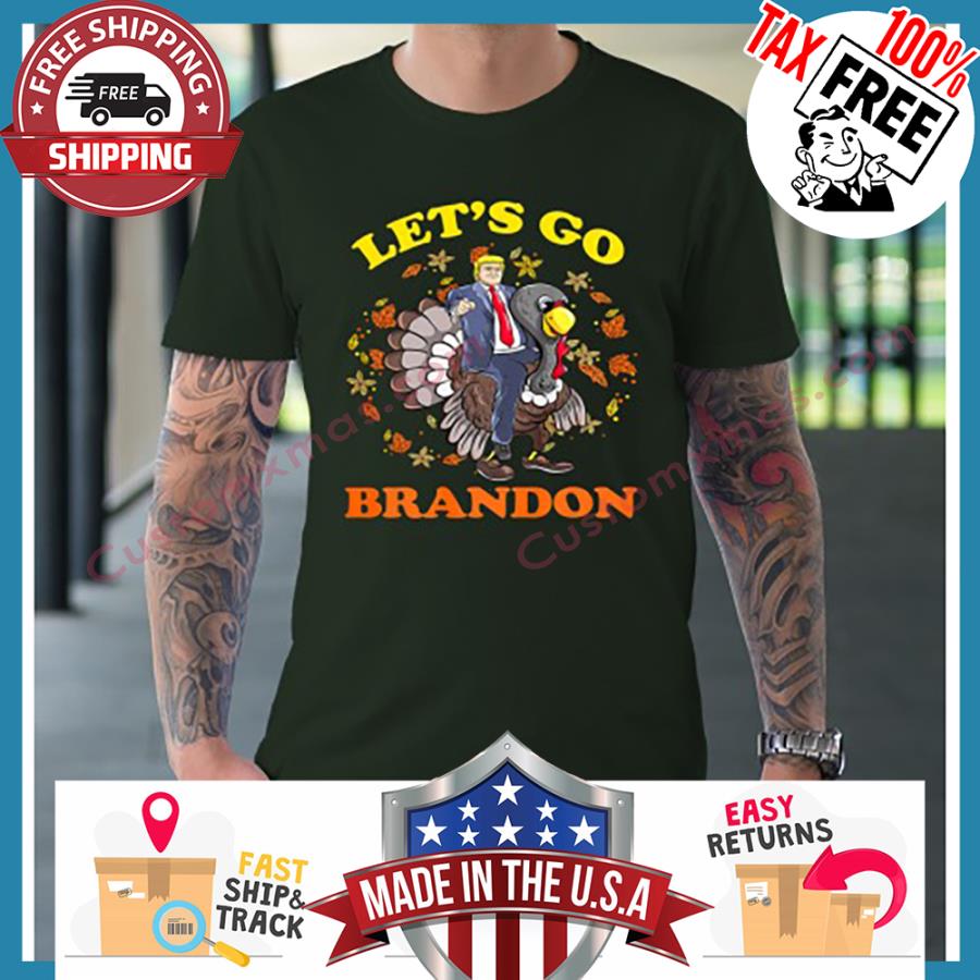 Trump Turkey Lets Go Brandon Thanksgiving sweater