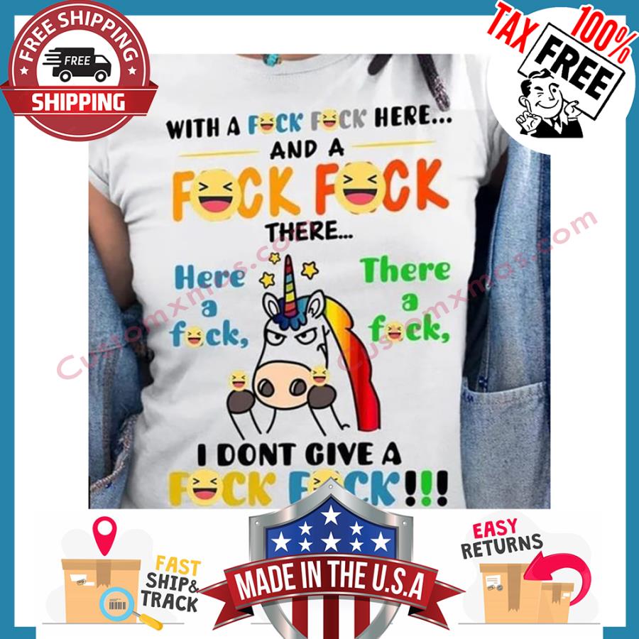 Unicorn With A Fuck Fuck Here And A Fuck Fuck There Here A Fuck There A Fuck I Dont Give A Fuck Fuck Lgbt hoodie